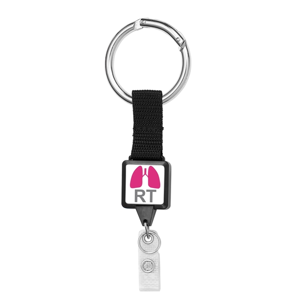 Retractable badge reel made to be worn on a belt or... from ASI 49470 DEVARA