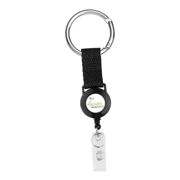 Retractable badge reel made to be worn on a belt or... from ASI 49470 DEVARA
