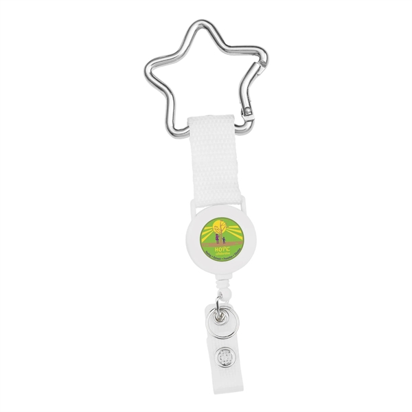 Retractable badge reel made to be worn on a belt or... from ASI 49470 DEVARA