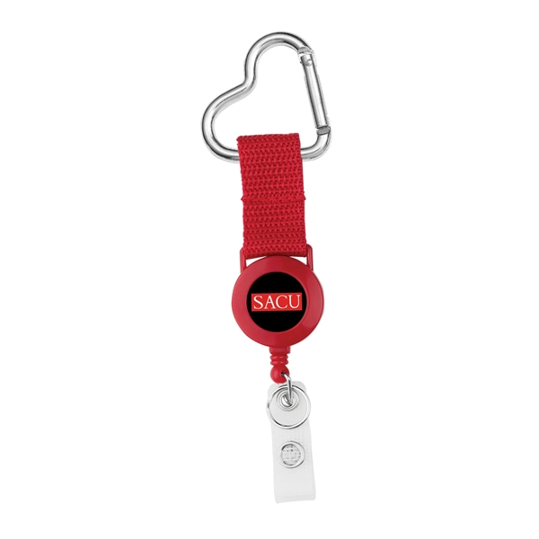 Retractable badge reel made to be worn on a belt or... from ASI 49470 DEVARA