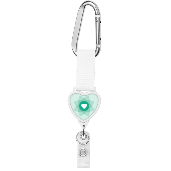 Retractable badge reel made to be worn on a belt or... from ASI 49470 DEVARA