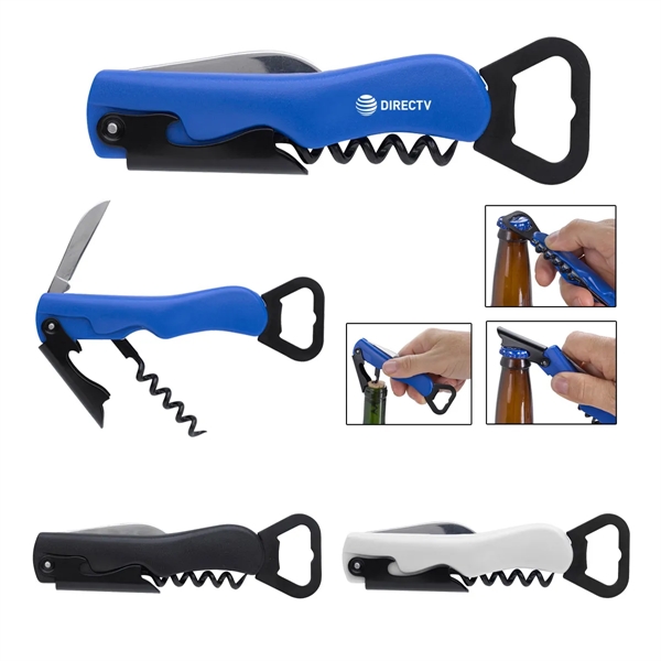 4-in-1 waiter's knife that functions as a bottle and can opener,... from ASI 61125 Hit Promotional Products / Hit®