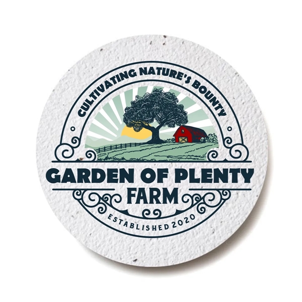 Coaster made of seed paper.... from ASI 61125 Hit Promotional Products / Hit®