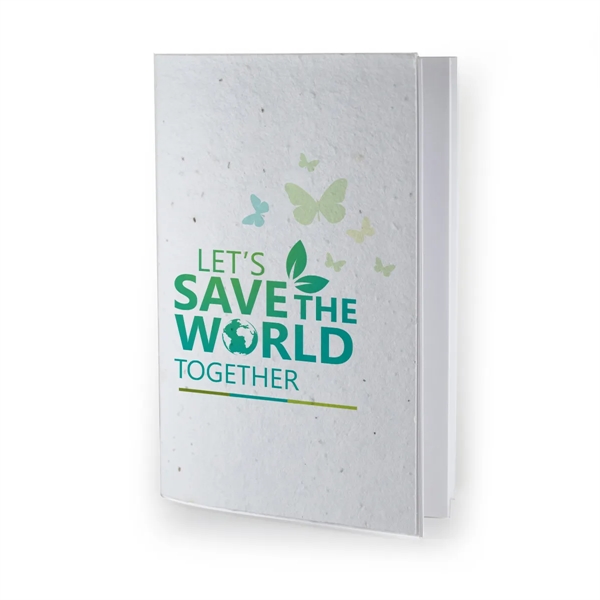 Seed paper notebook with 30 unlined pages.... from ASI 61125 Hit Promotional Products / Hit®