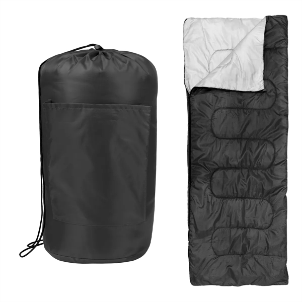 Single-occupancy sleeping bag with quilt design and side zippered closure.... from ASI 61125 Hit Promotional Products / Hit®
