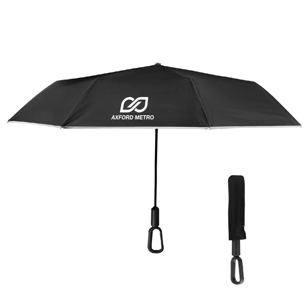 46" Arc Reflective Umbrella With Carabiner Handle... from ASI 61125 Hit Promotional Products / Hit®