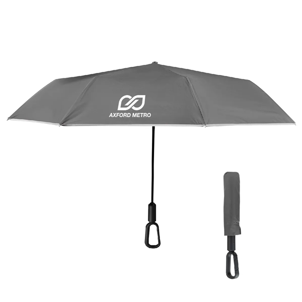 46" Arc Reflective Umbrella With Carabiner Handle... from ASI 61125 Hit Promotional Products / Hit®