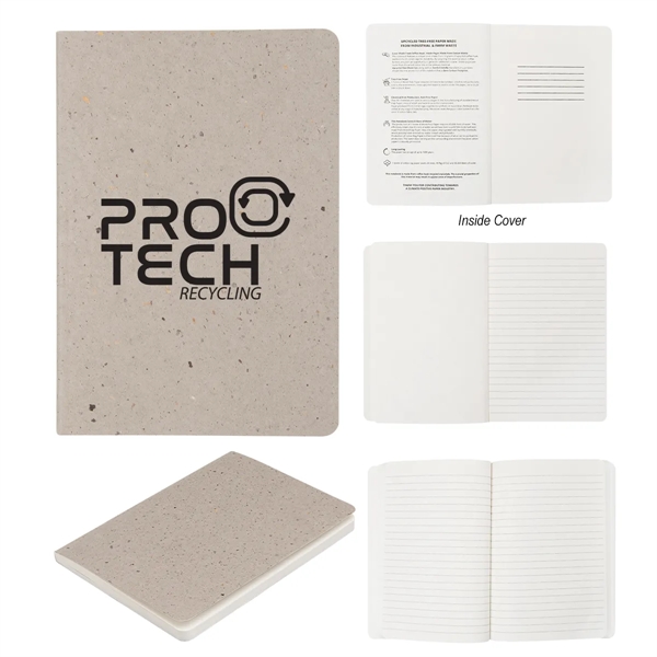 50 page lined journal with cover made from upcycled coffee husk.... from ASI 61125 Hit Promotional Products / Hit®