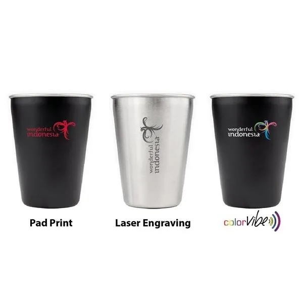 Stainless steel pint tumbler.... from ASI 99030 Zipline / Zipline®