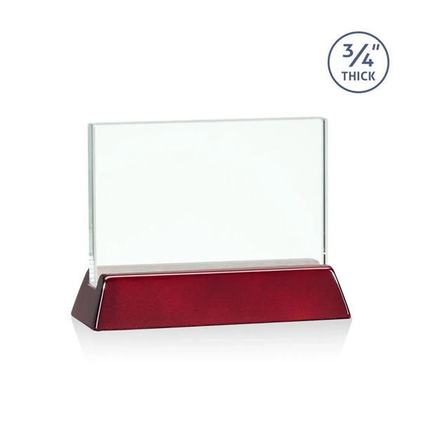 Horizontal 3/4-inch thick jade award with a high-gloss piano rosewood finish... from ASI 84592 St Regis Group / St Regis