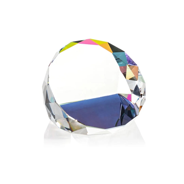Colored optical crystal paperweight.... from ASI 84592 St Regis Group / St Regis