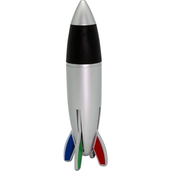 Rocket shaped ballpoint pen with 4 ink colors.... from ASI 34415 Alpi International LTD