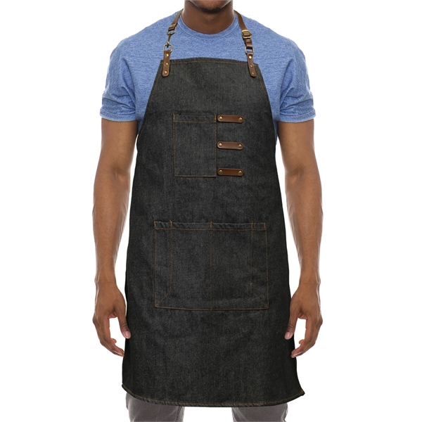 artisan craft apron, heavy 12.6 oz. 100% cotton denim apron.... from ASI 36558 Aprons, Etc.