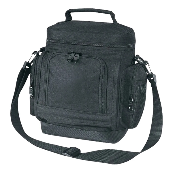 Leakproof poly cooler bag with two side pocket.... from ASI 31517 Admart Products / Admart Line