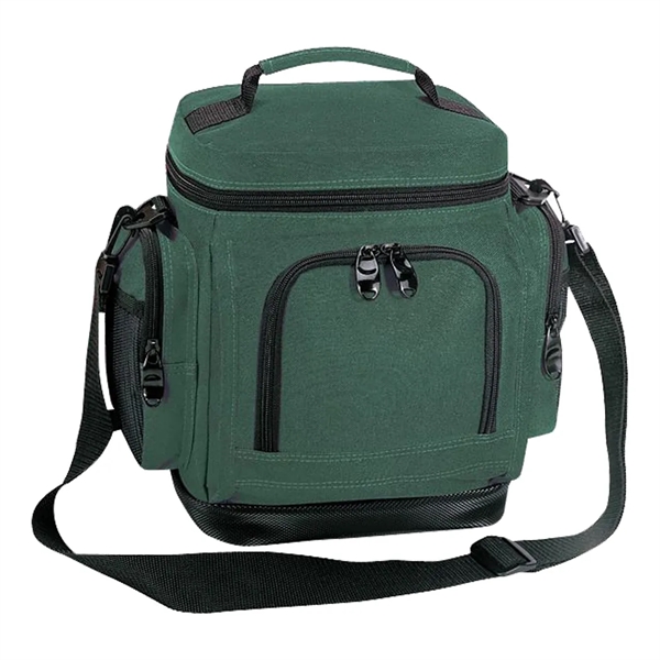Leakproof poly cooler bag with two side pocket.... from ASI 31517 Admart Products / Admart Line