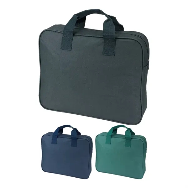 Polyester zipper briefcase.... from ASI 31517 Admart Products / Admart Line