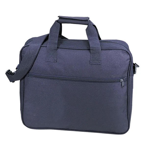 Poly zippered business portfolio briefcase bag.... from ASI 31517 Admart Products / Admart Line