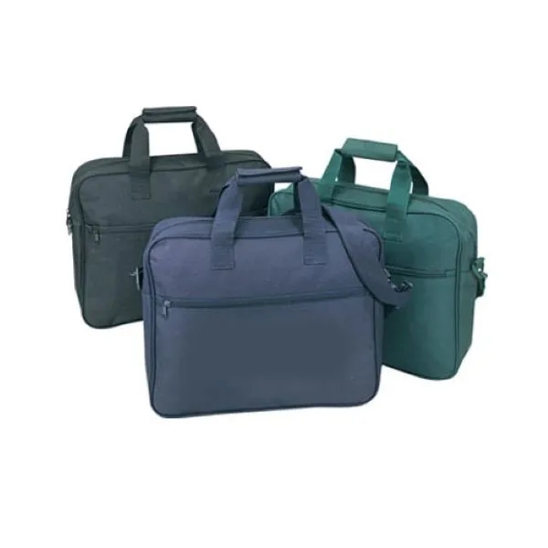 Poly zippered business portfolio briefcase bag.... from ASI 31517 Admart Products / Admart Line