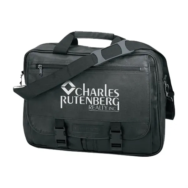 Leatherette expandable briefcase.... from ASI 31517 Admart Products / Admart Line