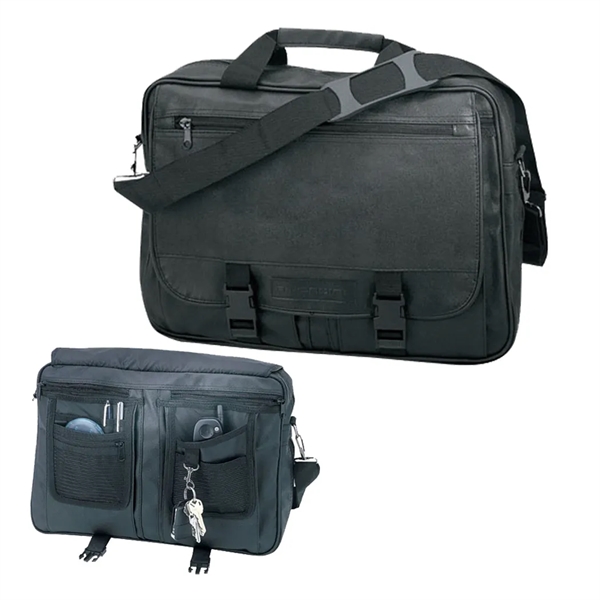 Leatherette expandable briefcase.... from ASI 31517 Admart Products / Admart Line