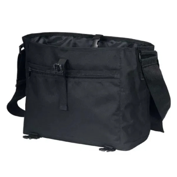 Deluxe messenger bag with buckled main compartment.... from ASI 31517 Admart Products / Admart Line