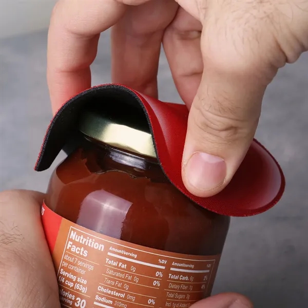 5" rubber jar opener in fun shapes. Ideal for home, office,... from ASI 61966 HPG / Best Promotions USA