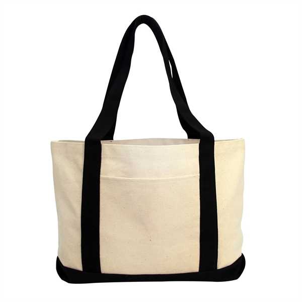 11 oz. cotton canvas tote bag with top zipper closure, 23... from ASI 41511 Brainchild USA Inc / BrainChild Gift Club