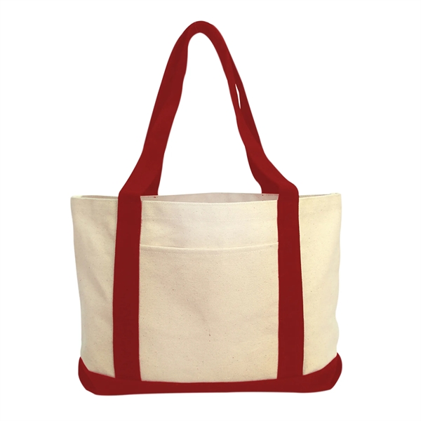 11 oz. cotton canvas tote bag with top zipper closure, 23... from ASI 41511 Brainchild USA Inc / BrainChild Gift Club