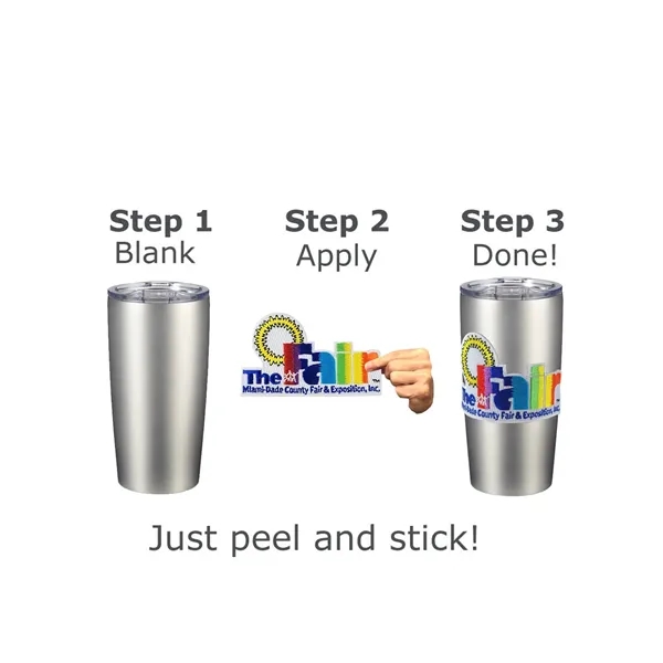 Appliques with 100% embroidery coverage with peel and stick backing on... from ASI 90160 Suntex Industries