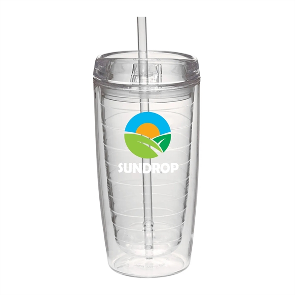 Embrace color with our Chroma Double Wall Acrylic Tumblers with straw.... from ASI 62088 IDProductsource