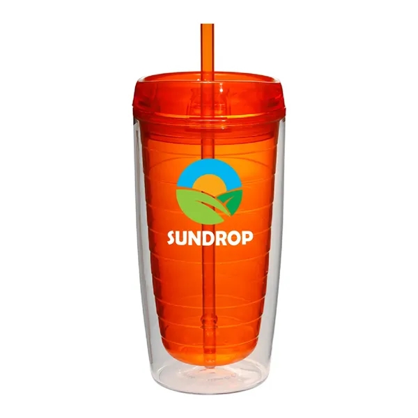 Embrace color with our Chroma Double Wall Acrylic Tumblers with straw.... from ASI 62088 IDProductsource