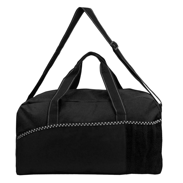 19.5" x 10.5" x 9" duffel bag with zip closure, front... from ASI 37980 Bagworld