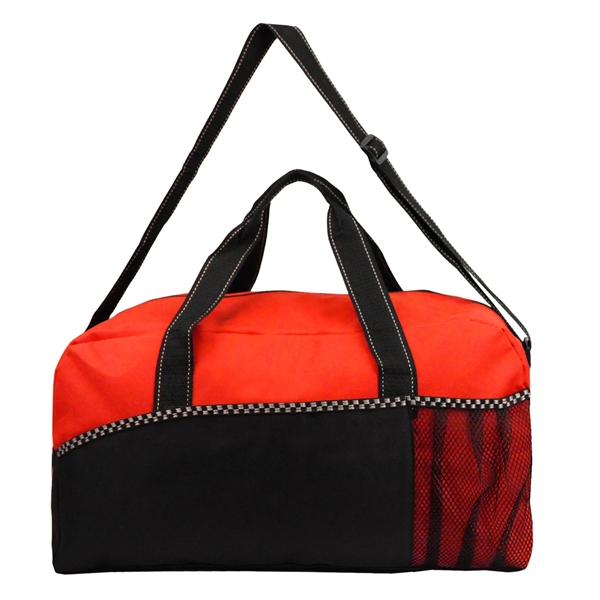 19.5" x 10.5" x 9" duffel bag with zip closure, front... from ASI 37980 Bagworld