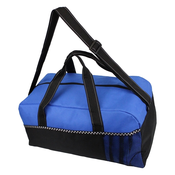 19.5" x 10.5" x 9" duffel bag with zip closure, front... from ASI 37980 Bagworld