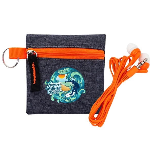 G LINE TECHIE EAR BUD POUCH... from ASI 30208 A P Specialties / AP Specialties