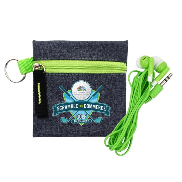 G LINE TECHIE EAR BUD POUCH... from ASI 30208 A P Specialties / AP Specialties