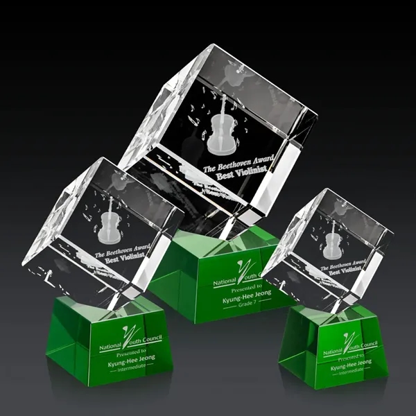 The 3D Burrill Award on Base is a perfectly polished cube... from ASI 84592 St Regis Group / St Regis