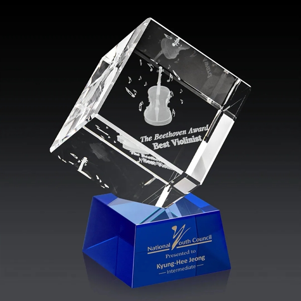 The 3D Burrill Award on Base is a perfectly polished cube... from ASI 84592 St Regis Group / St Regis