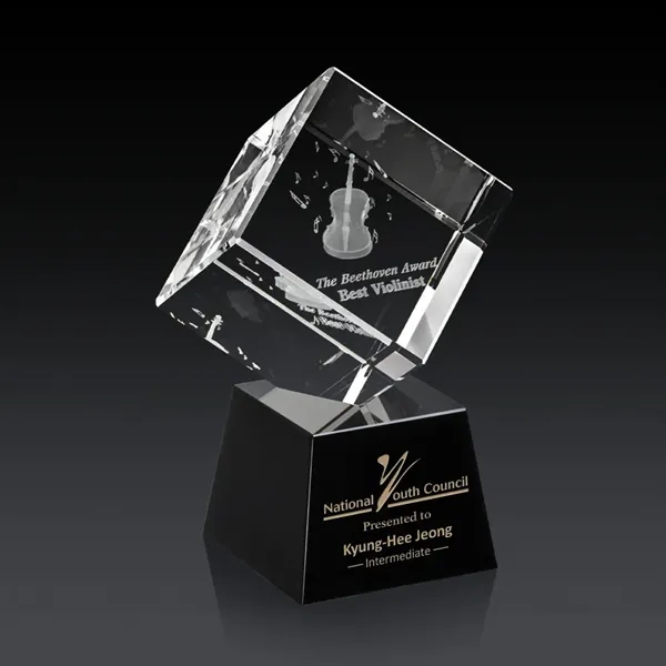 The 3D Burrill Award on Base is a perfectly polished cube... from ASI 84592 St Regis Group / St Regis