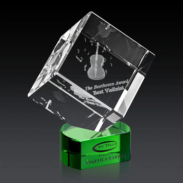 The 3D Burrill Award on Base is a perfectly polished cube... from ASI 84592 St Regis Group / St Regis