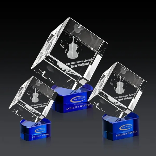 The 3D Burrill Award on Base is a perfectly polished cube... from ASI 84592 St Regis Group / St Regis