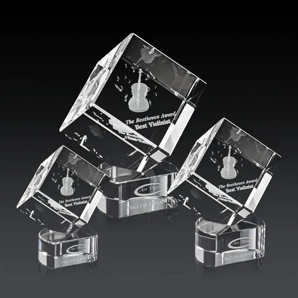 The 3D Burrill Award on Base is a perfectly polished cube... from ASI 84592 St Regis Group / St Regis