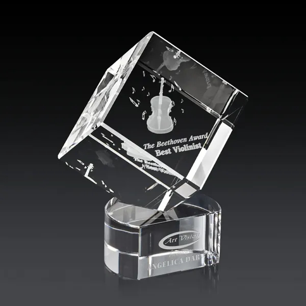 The 3D Burrill Award on Base is a perfectly polished cube... from ASI 84592 St Regis Group / St Regis