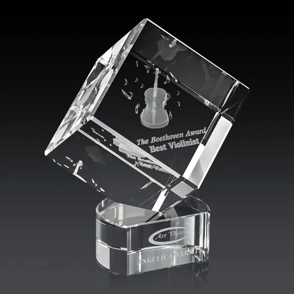 The 3D Burrill Award on Base is a perfectly polished cube... from ASI 84592 St Regis Group / St Regis