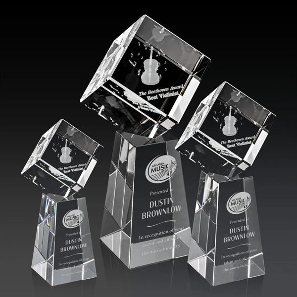 The 3D Burrill Award on Base is a perfectly polished cube... from ASI 84592 St Regis Group / St Regis