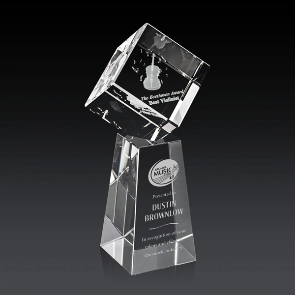 The 3D Burrill Award on Base is a perfectly polished cube... from ASI 84592 St Regis Group / St Regis