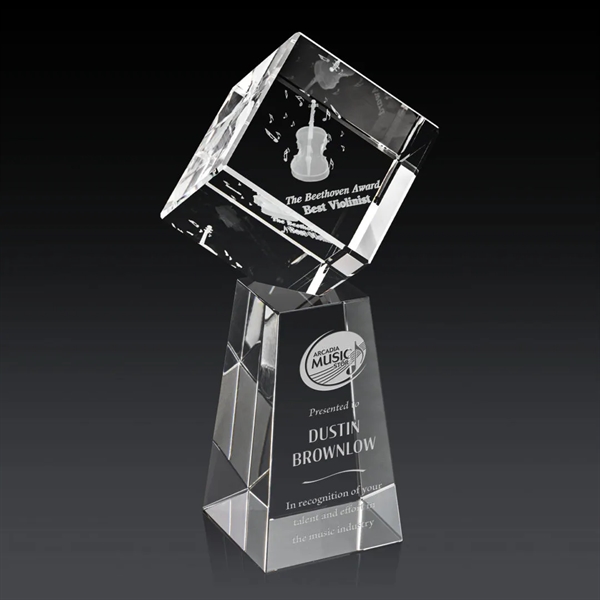The 3D Burrill Award on Base is a perfectly polished cube... from ASI 84592 St Regis Group / St Regis