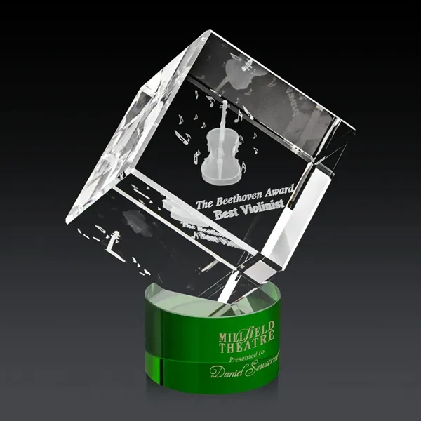 The 3D Burrill Award on Base is a perfectly polished cube... from ASI 84592 St Regis Group / St Regis