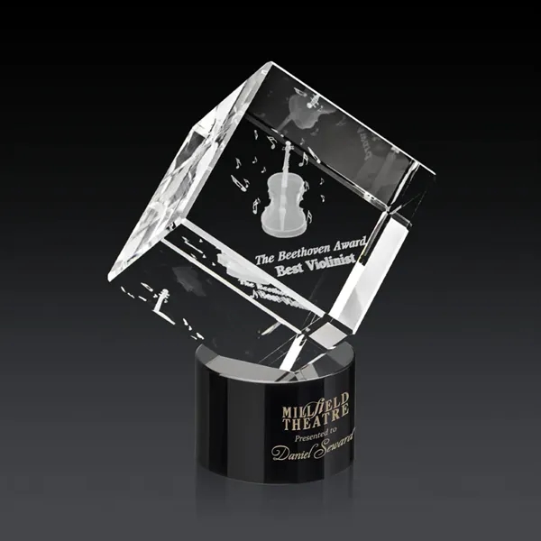 The 3D Burrill Award on Base is a perfectly polished cube... from ASI 84592 St Regis Group / St Regis