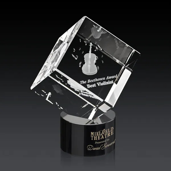 The 3D Burrill Award on Base is a perfectly polished cube... from ASI 84592 St Regis Group / St Regis